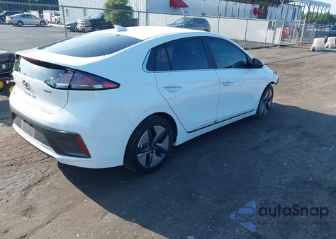2021 Hyundai Ioniq Hybrid Limited из США, поврежденный, VIN KMHC05LC4MU255129